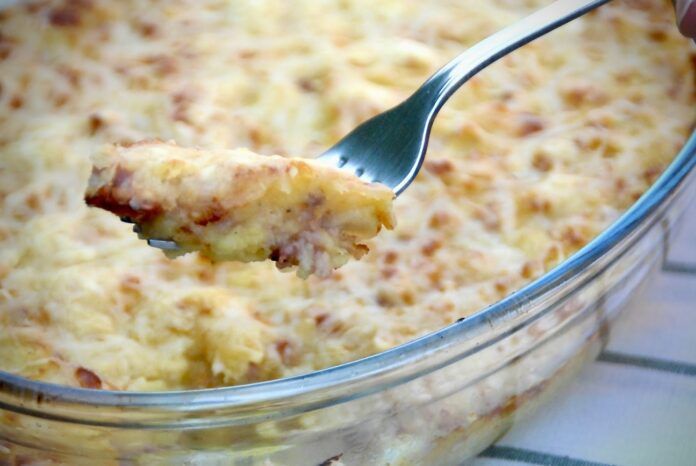 PARMENTIER de LONGANIZAS frescas